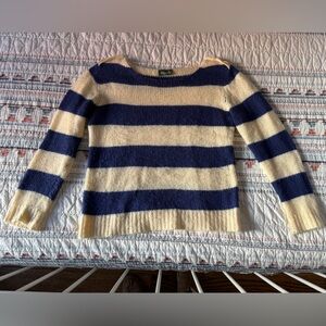 Striped Blue & Cream Sweater
